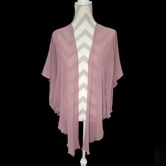 Aunt Wanda (Anthropologie) Sheer Lavender Cover Up One Size NWT - Picture 1 of 6
